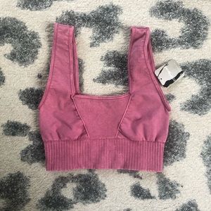 Free people square neck good karma bra